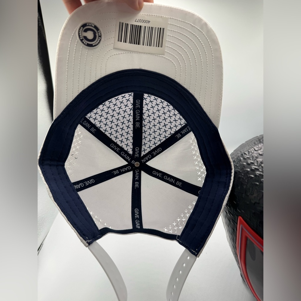 SUN RUN white running snapback hat - Picture 6 of 6